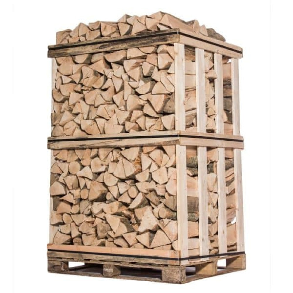Brennholz trocken auf Palette